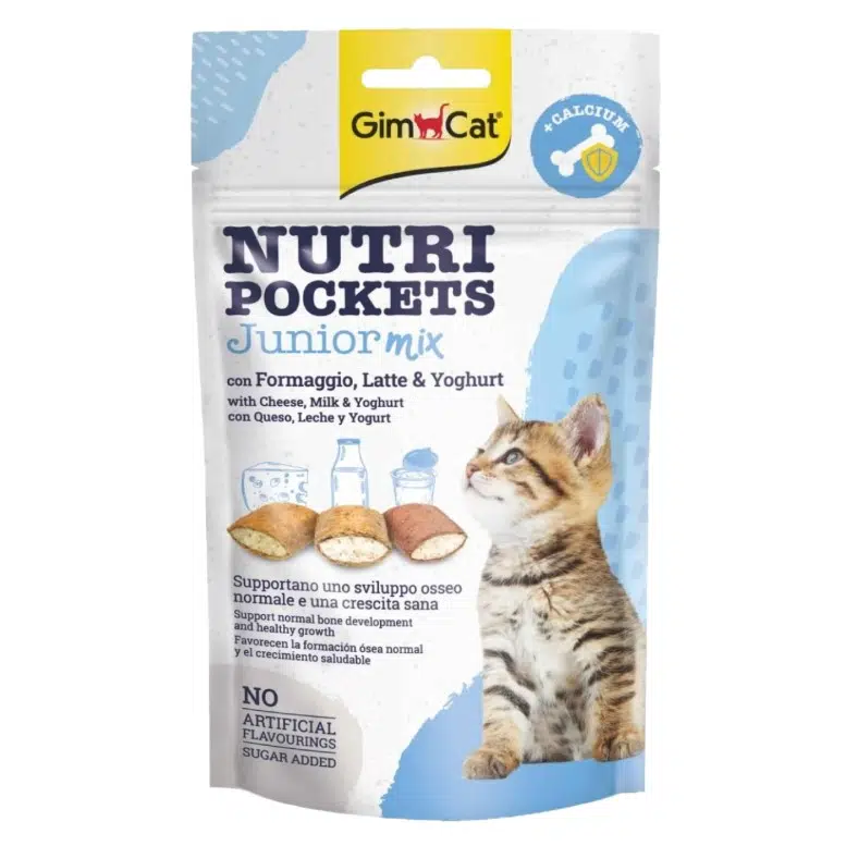 GimCat Nutripockets Junior Mix Kedi Ödül Maması 60 Gr
