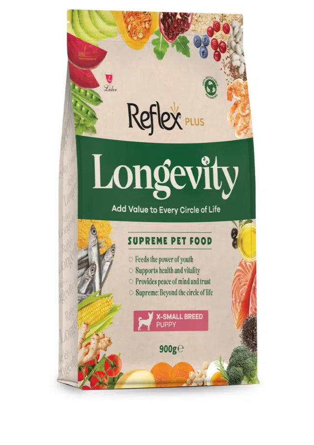 Reflex Plus Longevity Puppy Hipoalerjenik Balıklı Çok Küçük Irk Yavru Köpek Maması 900 Gr