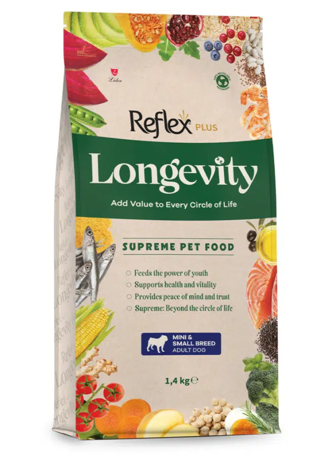 Reflex Plus Longevity Hipoalerjenik Balıklı Mini Ve Küçük Irk Yetişkin Köpek Maması 1.4 Kg