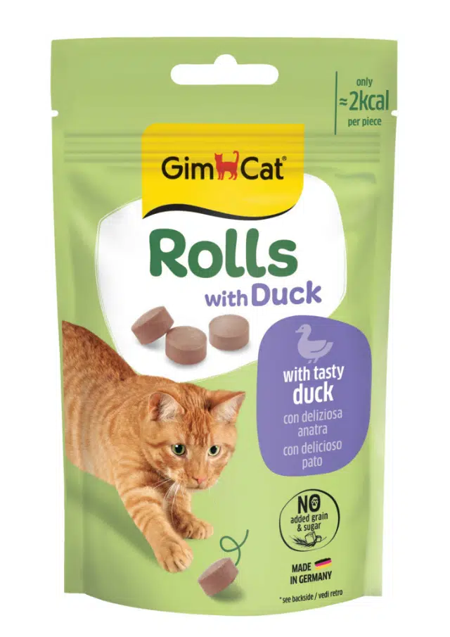 GimCat Rolls Ördekli Kedi Ödül Maması 50 Gr