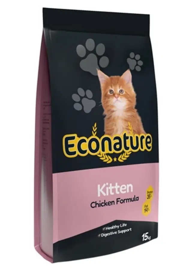 Econature Plus Kitten Tavuklu Yavru Kedi Maması 15 Kg