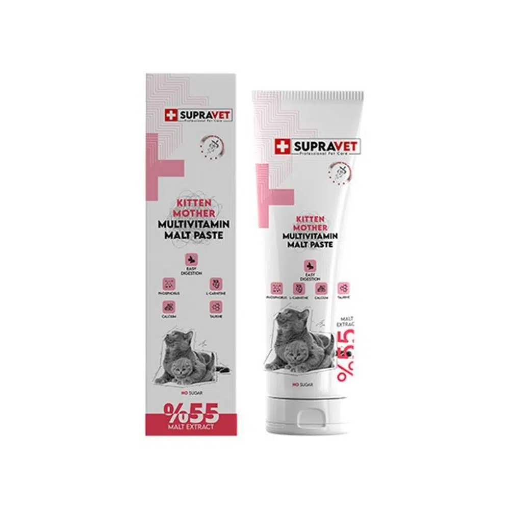 Supravet Kitten & Mother Multivitamin Malt Paste 100 Gr