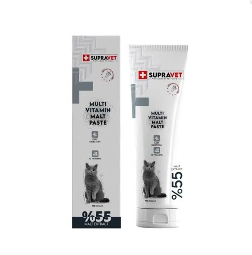 Supravet Multivitamin Malt Paste Kedi Macunu 100 Gr