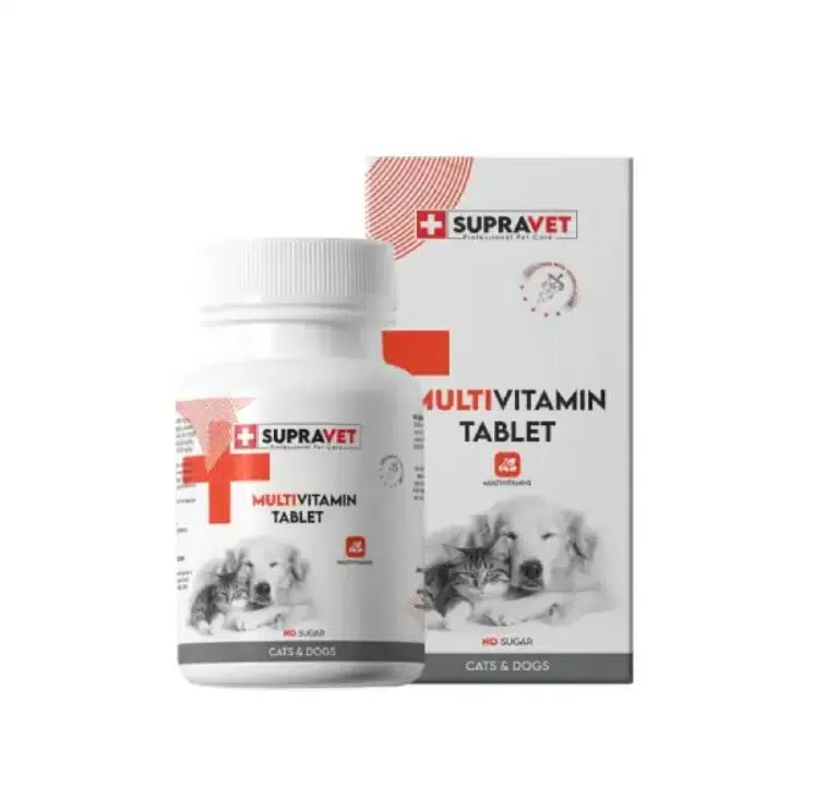 Supravet Kedi Ve Köpekler için Multivitamin Tablet 75 Adet