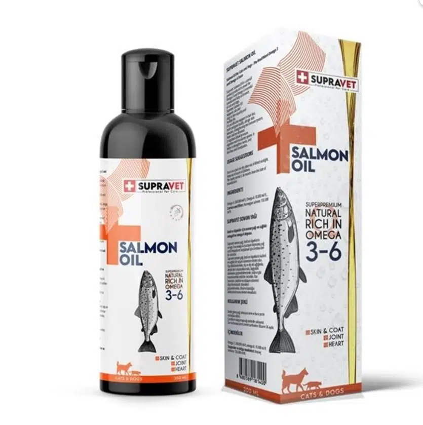 Supravet Salmon Oil Kedi Ve Köpek Doğal Somon Yağı 200 Ml