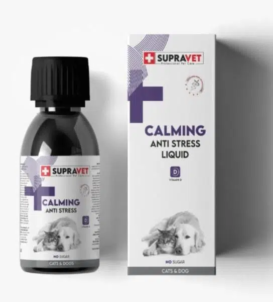 Supravet Anti Stress Kedi Ve Köpekler İçin Sıvı Sakinleştici Damla 100 Ml
