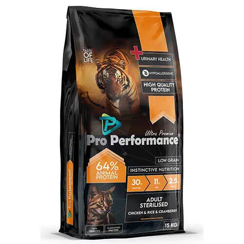 Pro Performance Sterilised Adult Tavuklu Ve Pirinçli Yetişkin Kısır Kedi Maması 15 Kg
