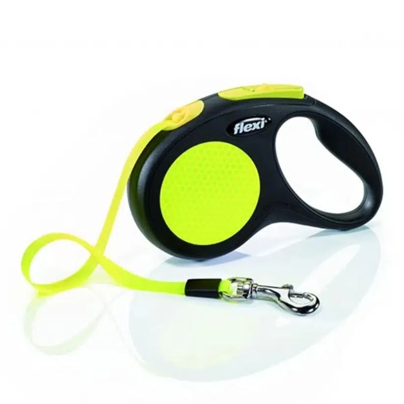 Flexi New Neon Otomatik Şerit Köpek Gezdirme Tasması Large 5 Metre