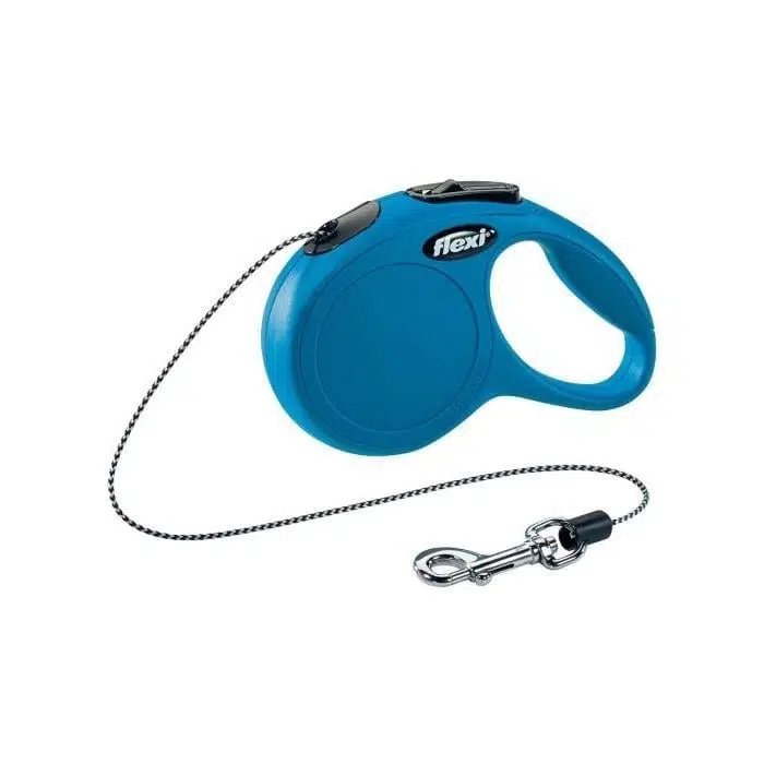 Flexi New Classic Otomatik Mavi İpli Köpek Gezdirme Tasması XSmall 3 Metre