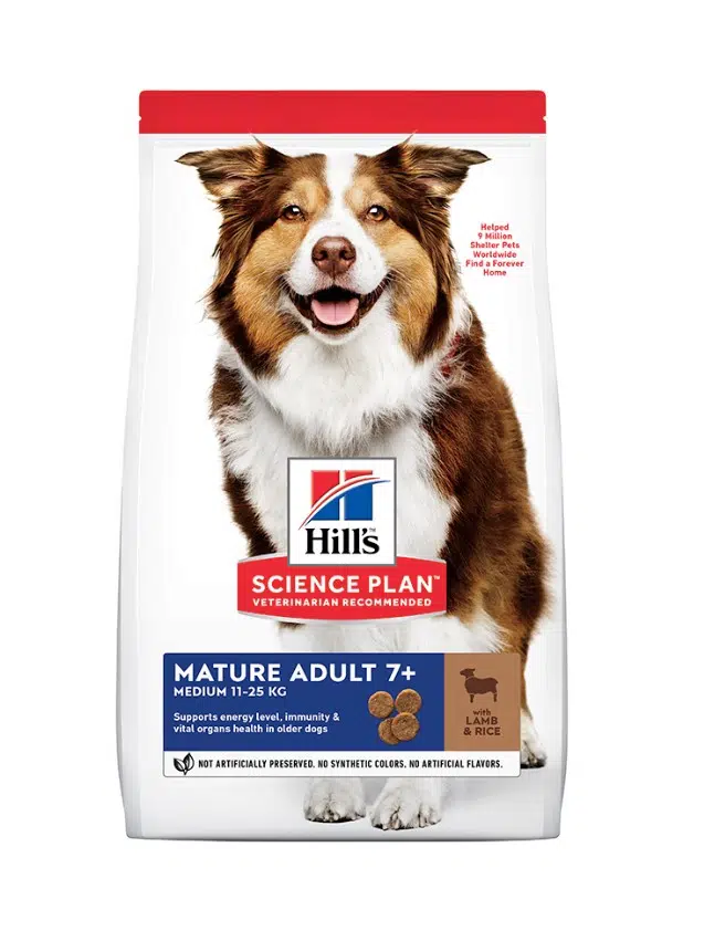 Hills Medium Senior 7+ Kuzulu Orta Irk Yaşlı Köpek Maması 14 Kg