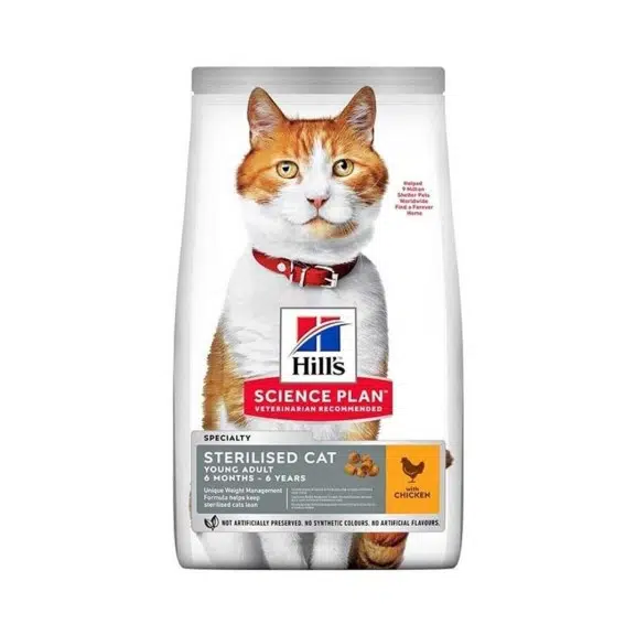 Hills Sterilised Adult Tavuk Etli Kısırlaştırılmış Yetişkin Kedi Maması 10 Kg
