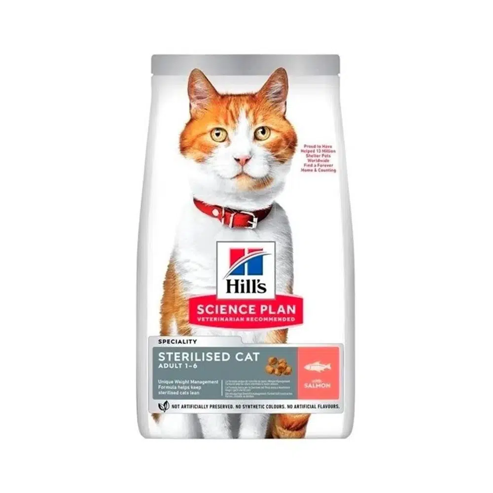 Hills Sterilised Adult Somonlu Kısırlaştırılmış Yetişkin Kedi Maması 10 Kg