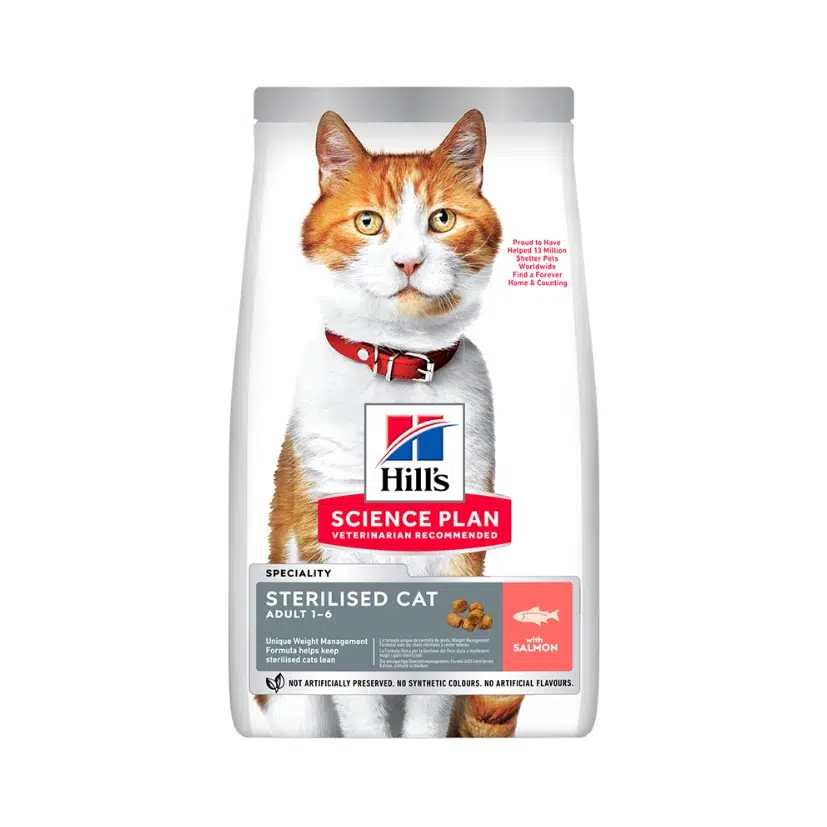 Hills Sterilised Adult Somonlu Kısırlaştırılmış Yetişkin Kedi Maması 15 Kg