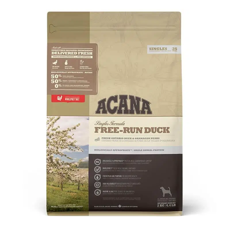 Acana Free Run Duck Ördekli Tahılsız Yetişkin Köpek Maması 2 Kg