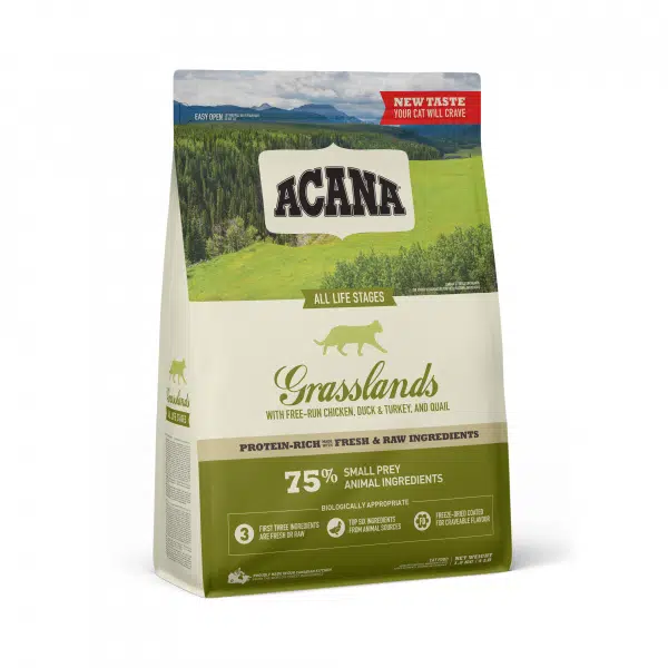Acana Grasslands Ördekli ve Tavuklu Tahılsız Kedi Maması 1.8 Kg
