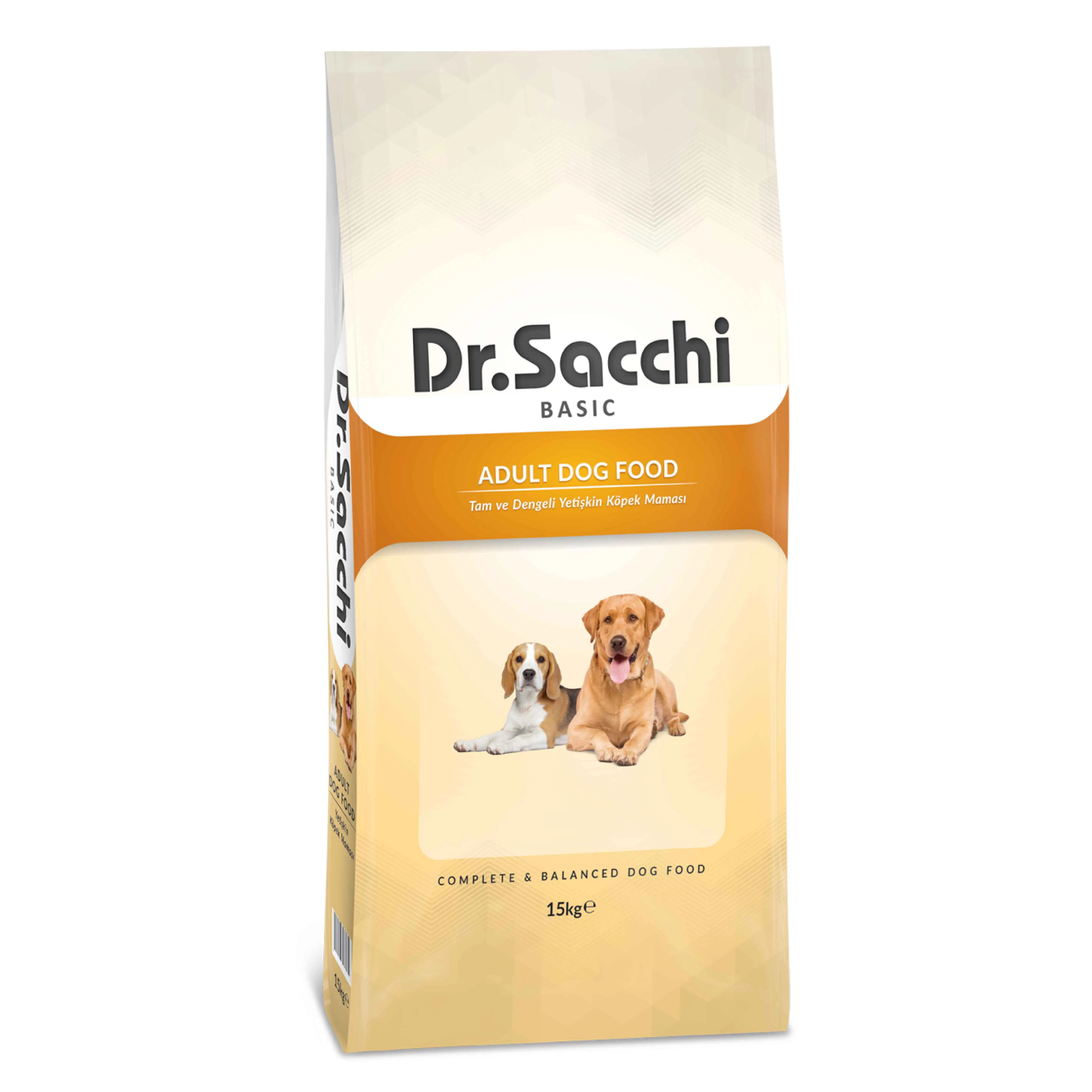 Dr.Sacchi Basic Adult Tavuklu Yetişkin Köpek Maması 15 Kg