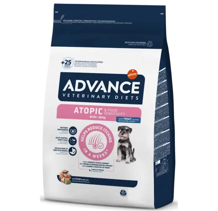 Advance Atopic Small Deri Problemi Mini Irk Köpek Kuru Mama 1.5 Kg