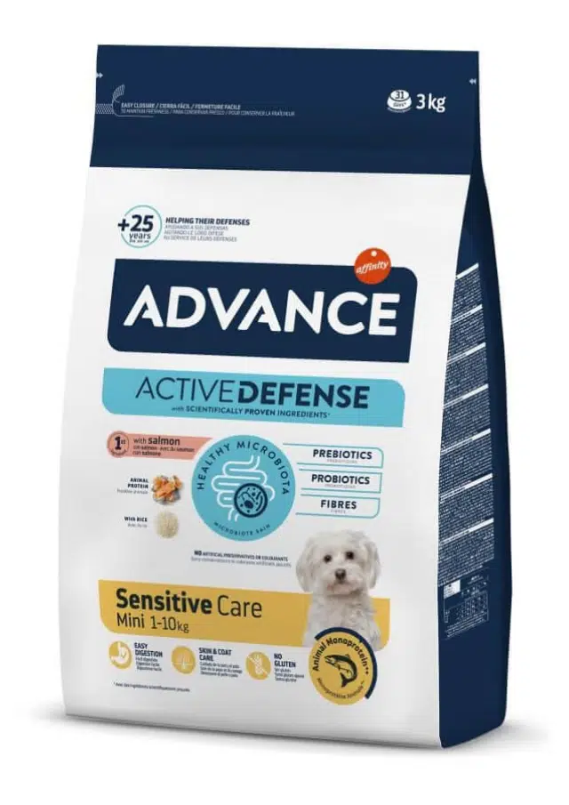 Advance Adult Dog Mini Sensitive Care Balıklı Yetişkin Köpek Maması 3 Kg