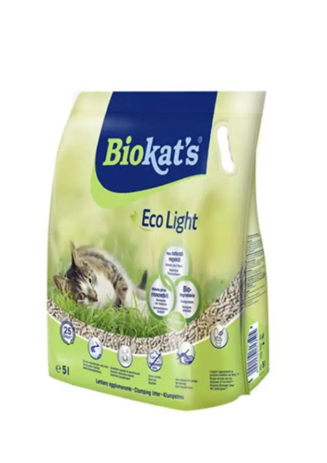 Biokat's Doğal Pelet Kedi Kumu Eco Light 5 Lt