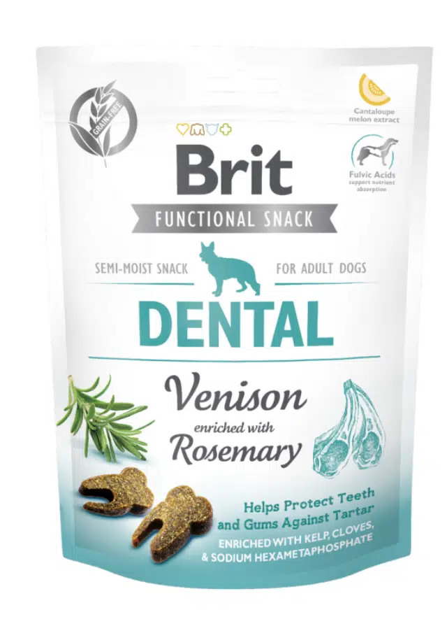Brit Care Adult Dental Geyik Etli Ve Biberiyeli Tahılsız Yetişkin Köpek Ödülü 150 Gr