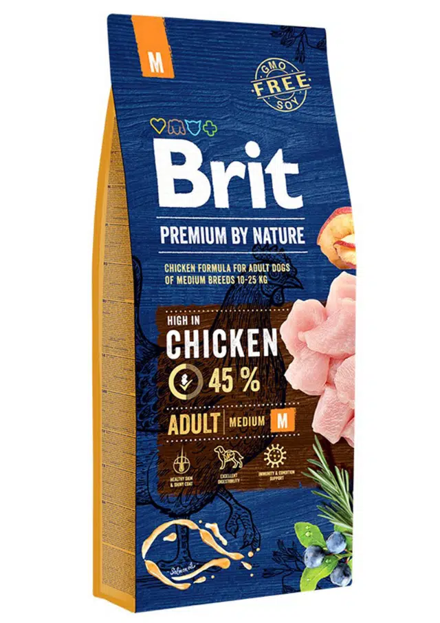 Brit Care Premium Adult Nature Tavuklu Orta Cins Yetişkin Köpek Maması 15 Kg
