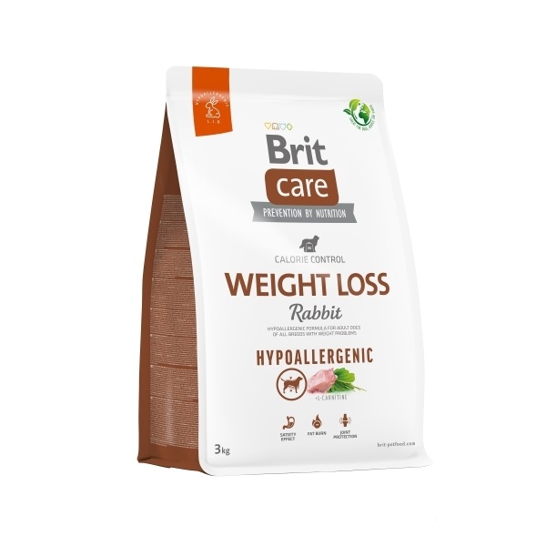 Brit Care Hipoalerjenik Weight Loss Tavşan Etli Kilo Dengeleyici Yetişkin Köpek Maması 3 Kg