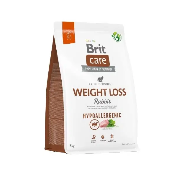 Brit Care Hipoalerjenik Weight Loss Tavşan Etli Kilo Dengeleyici Yetişkin Köpek Maması 3 Kg