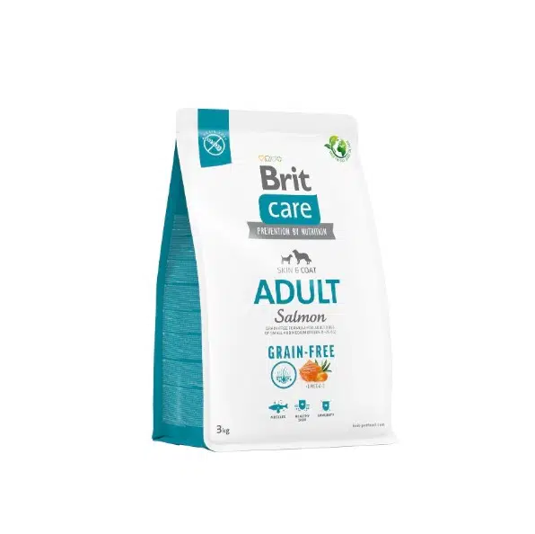 Brit Care Tahılsız Tüm Irklar İçin Somonlu Yetişkin Köpek Maması 3 Kg