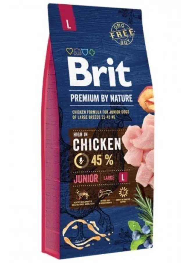Brit Premium By Nature Puppy Büyük Irk Tavuklu Yavru Köpek Maması 15 Kg