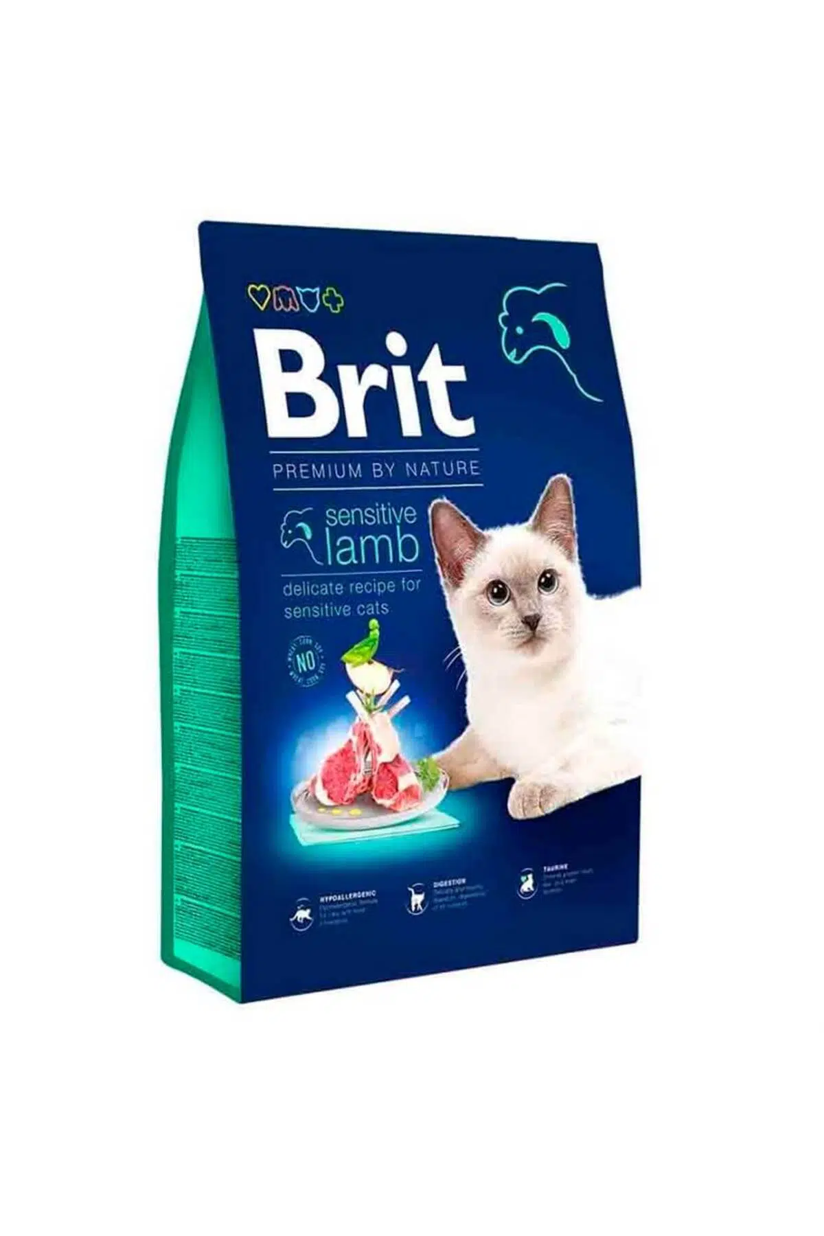 Brit Premium By Nature Sensitive Kuzu Etli Yetişkin Kedi Maması 8 Kg