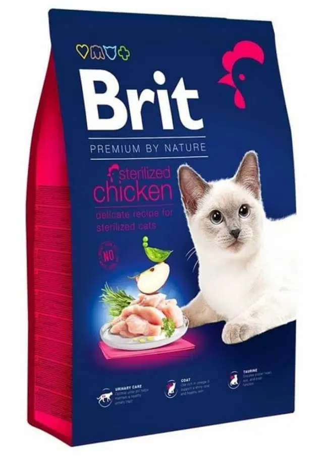 Brit Premium By Nature Sterilised Tavuklu Kısırlaştırılmış Kedi Maması 8 Kg