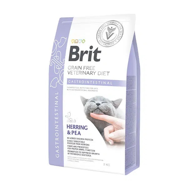 Brit Veterinary Diet Gastrointestinal Sindirim Sistemi Destekleyici Tahılsız Yetişkin Kedi Maması 2 Kg