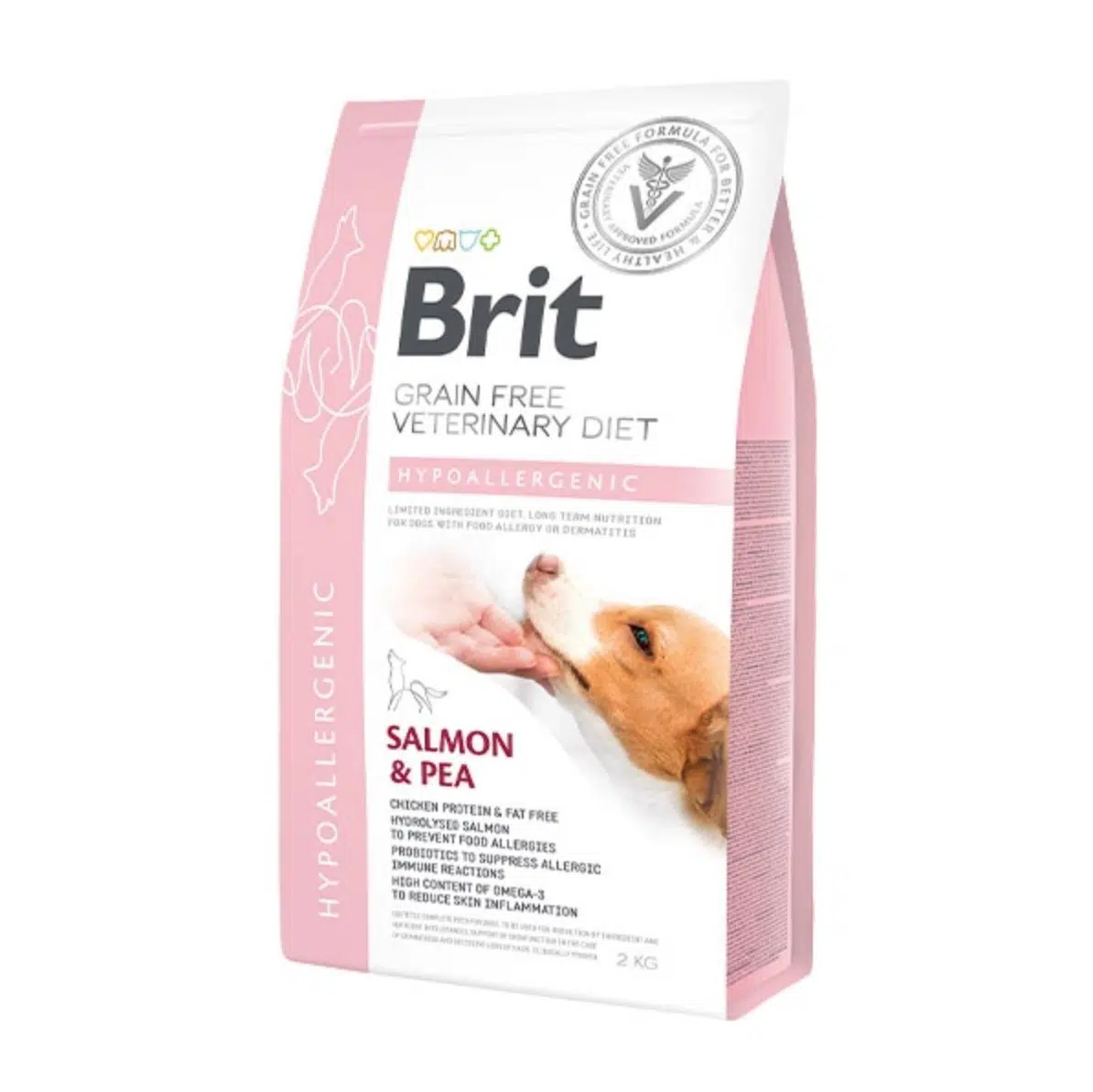 Brit Veterinary Diet Hipoalerjenik Cilt Sağlığı Destekleyici Tahılsız Yetişkin Köpek Maması 2 Kg