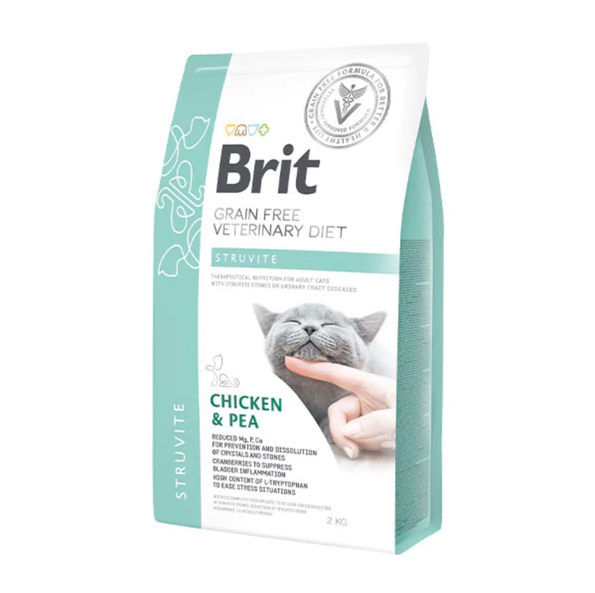 Brit Veterinary Diet Struvite İdrar Yolu Sağlığı Destekleyici Tahılsız Yetişkin Kedi Maması 2 Kg