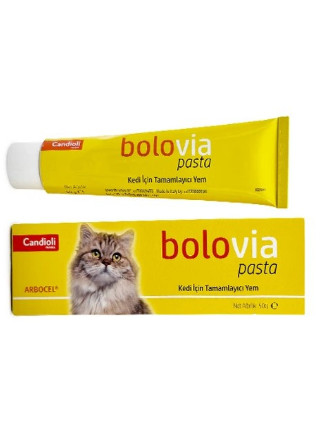 Candioli Bolovia Pasta Kediler İçin Tamamlayıcı Kedi Malt Macun 50 Gr