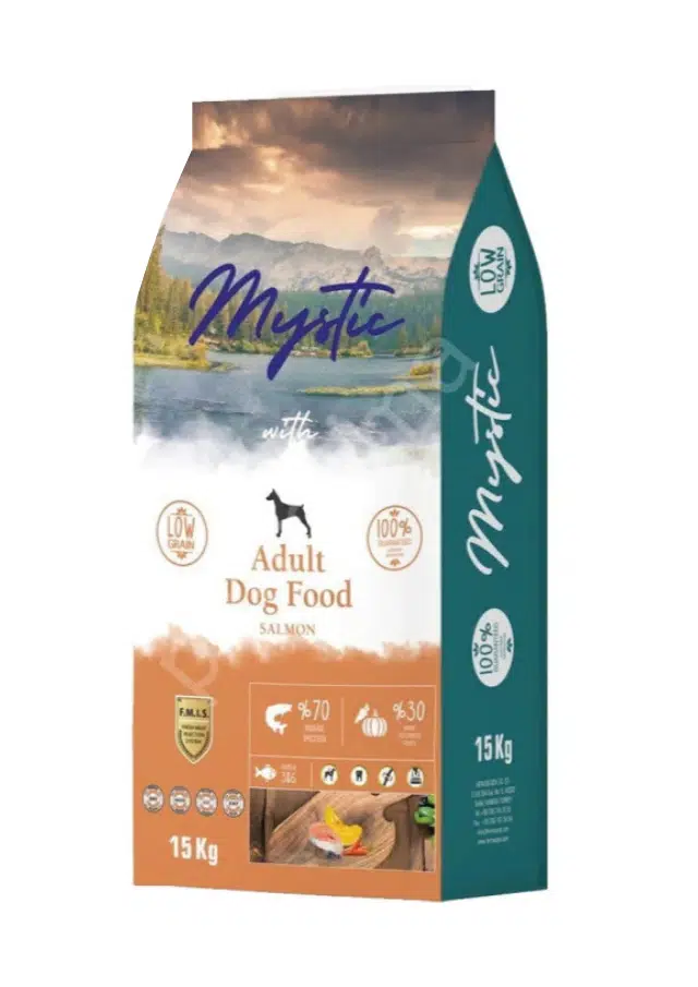 Mystic Az Tahıllı Somonlu Yetişkin Köpek Maması 15 Kg