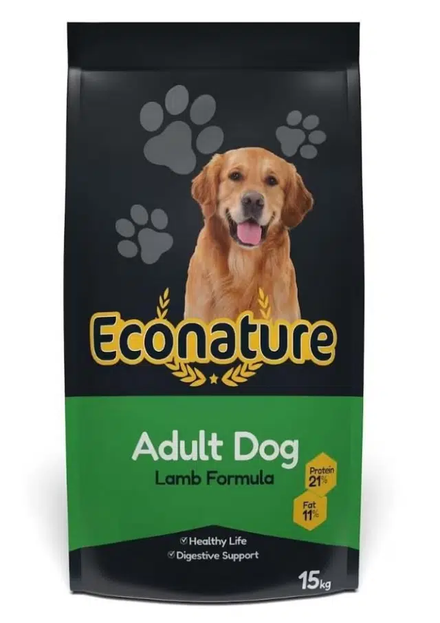 Econature Plus Kuzu Yetişkin Köpek Maması 15 Kg