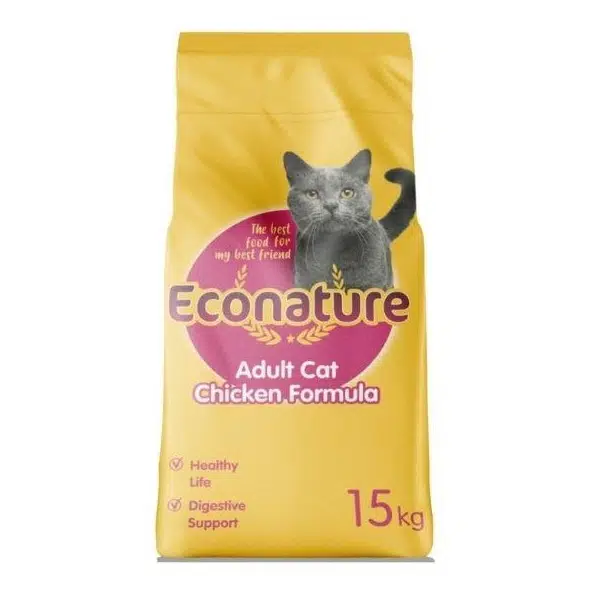 Econature Tavuklu Yetişkin Kedi Maması 15 Kg
