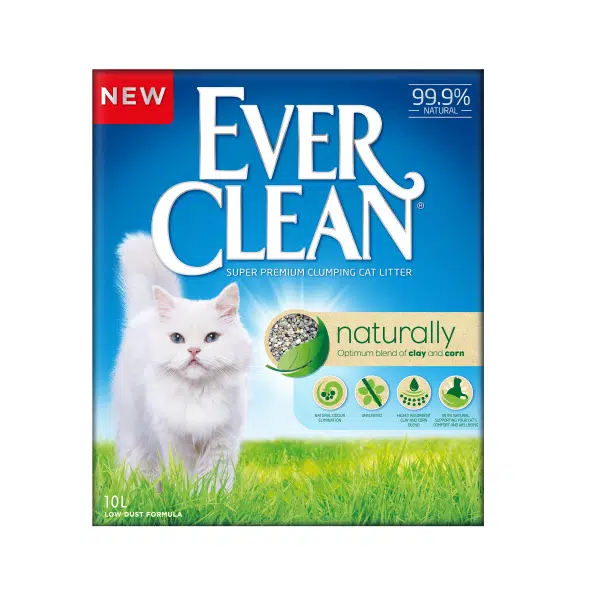 Ever Clean Naturally Doğal Parfümsüz Topaklaşan Kedi Kumu 10 Lt