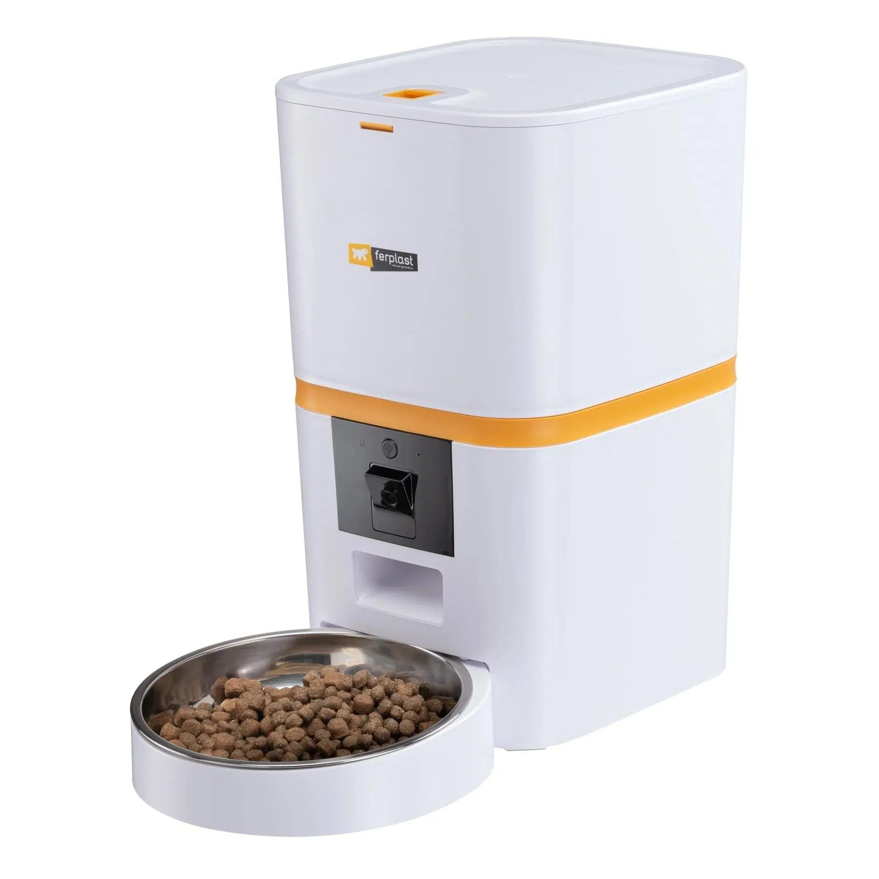 Ferplast Risto Pet Smart Kameralı Akıllı Kedi ve Köpek Otomatik Mama Kabı 6 Lt