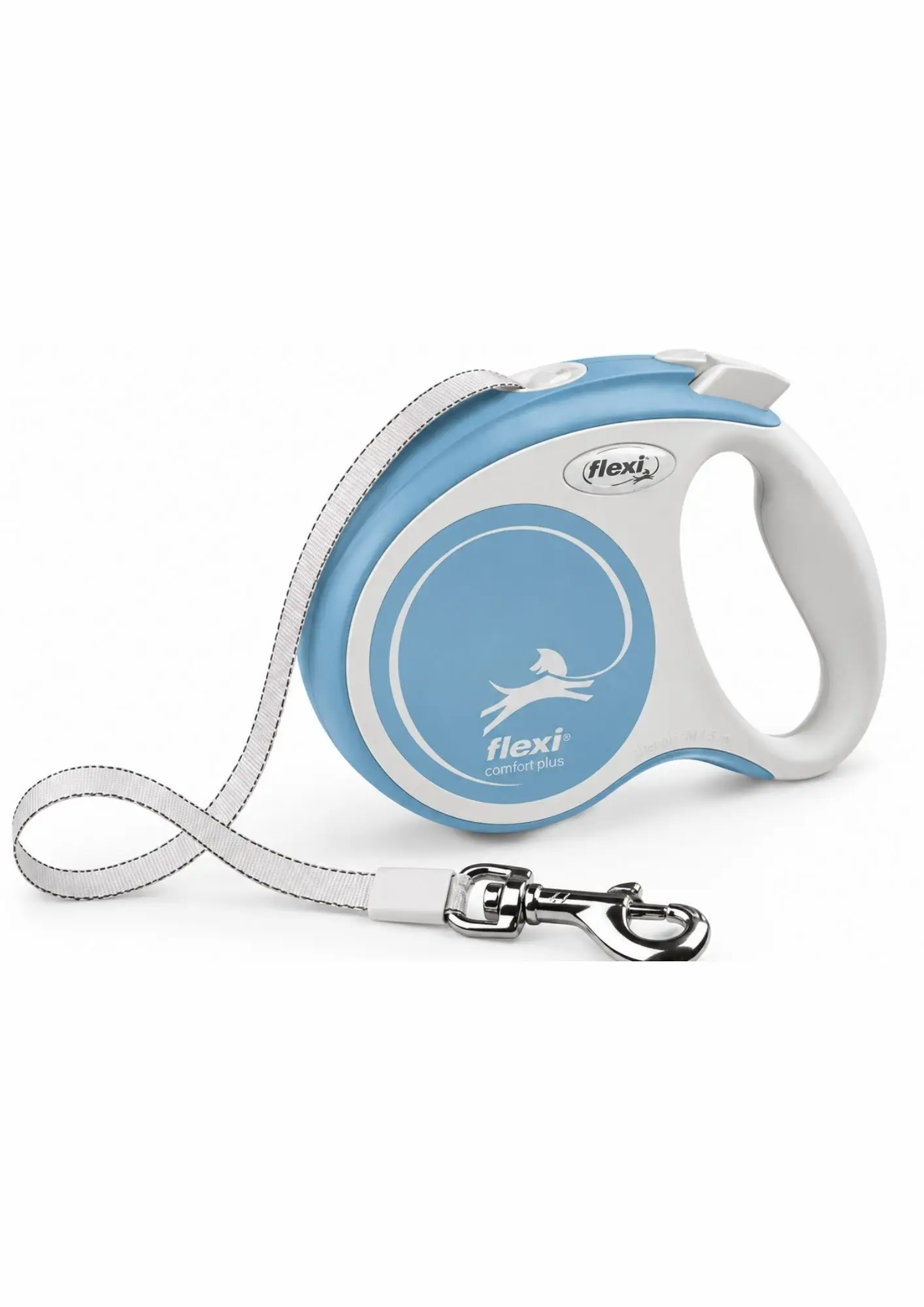 Flexi Comfort Plus Açık Mavi Small Şerit Köpek Gezdirme Tasması 5 Metre