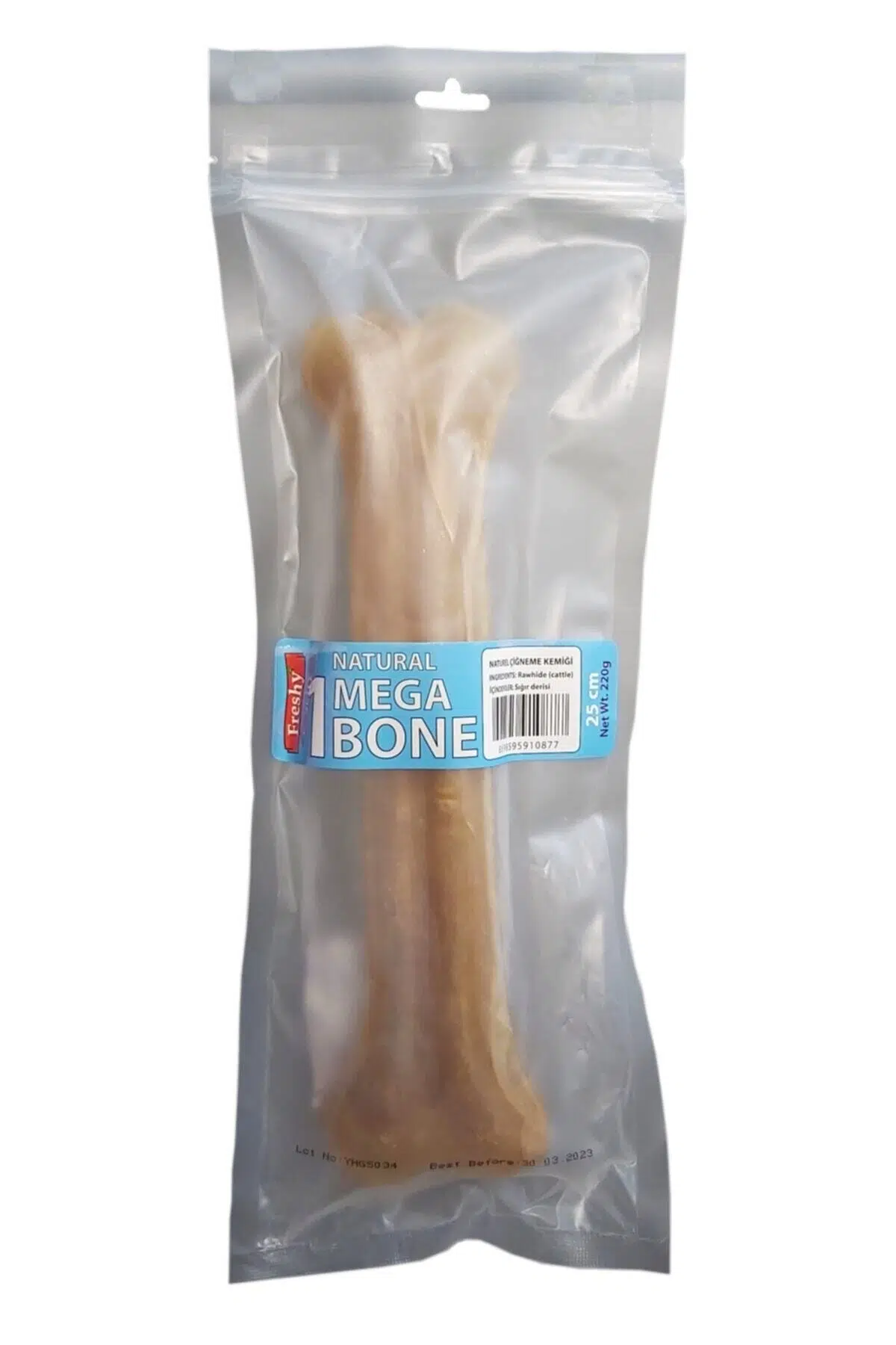 Freshy Natural Dental Kemik Tekli Paket 25 Cm Köpek Ödül Kemiği