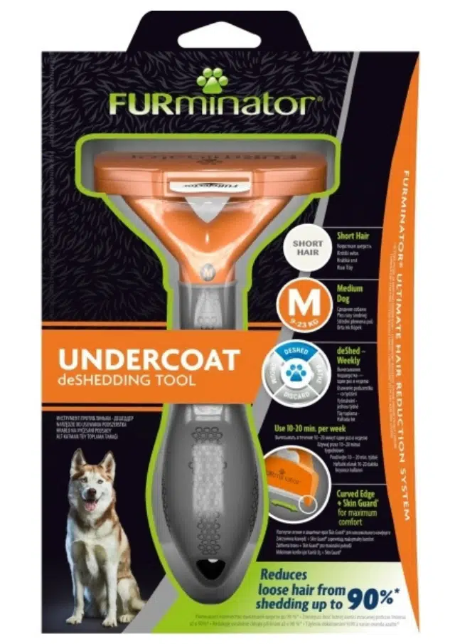 Furminator Kısa Tüylü Orta Irk Köpek Tarağı M