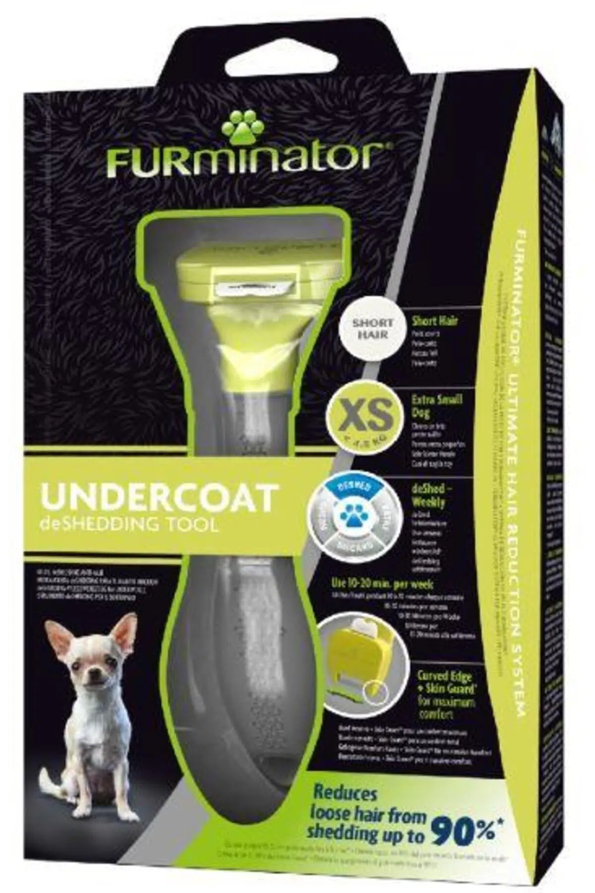 Furminator Kısa Tüylü Extra Küçük Irk Köpek Tarağı XS