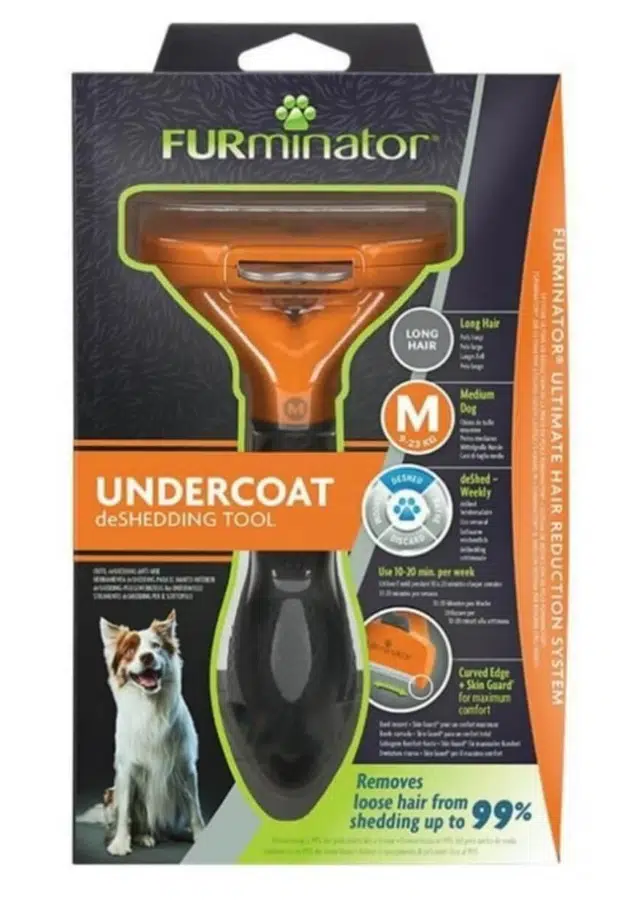 Furminator Uzun Tüylü Orta Irk Köpek Tarağı M