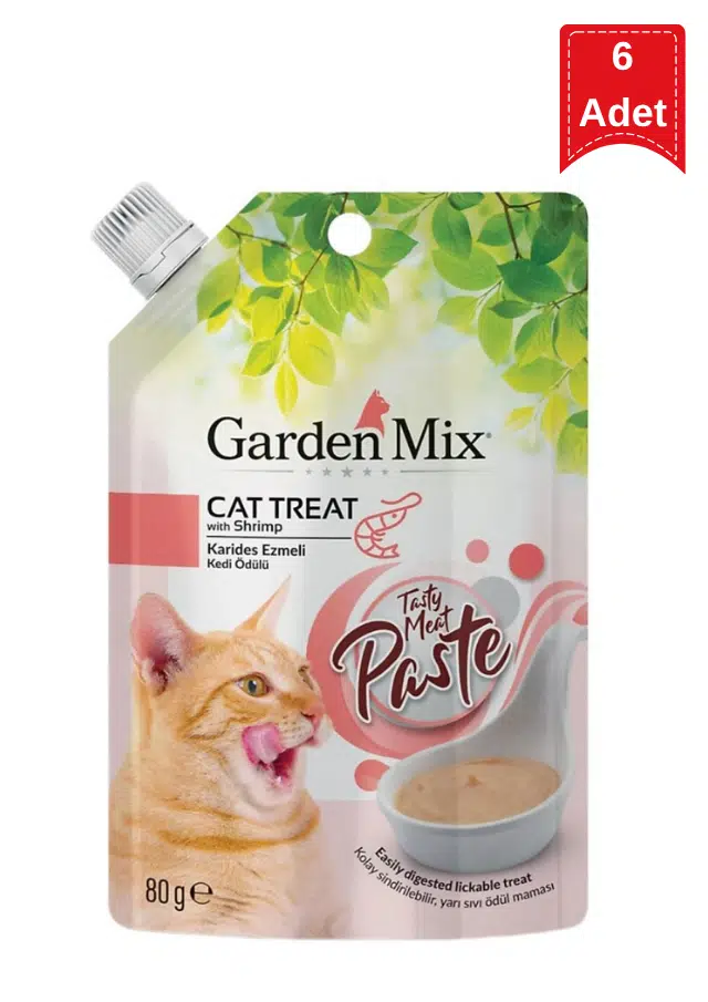Garden Mix Karides Ezmeli Kedi Ödülü 80 Gr X 6 Adet
