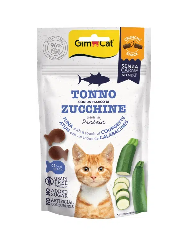 GimCat Crunchy Ton Balıklı Ve Kabaklı Kedi Ödül Maması 50 Gr