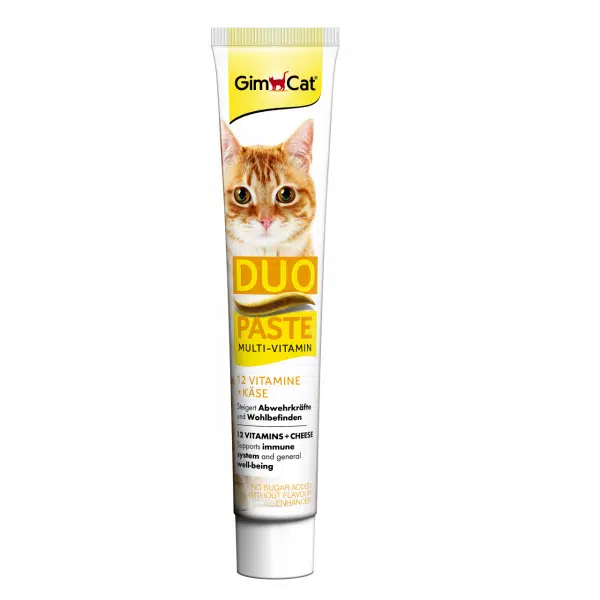 GimCat Duo Paste Peynirli 12 Vitamin Multi-Vitamin Kedi Macunu 50 Gr