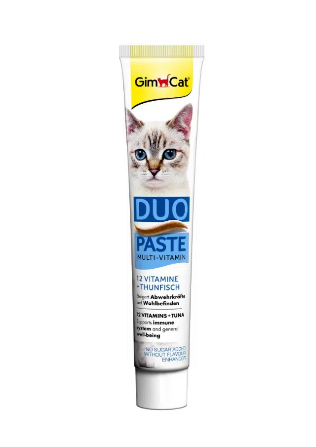 GimCat Multi-Vitamin Duo Paste Tuna 12 Vitaminli Kedi Macunu 50 Gr