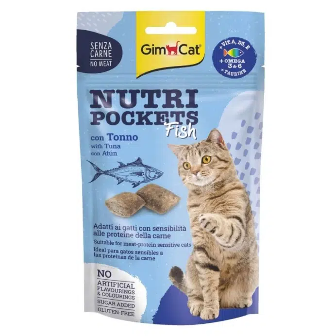 GimCat Nutripockets Ton Balıklı Kedi Ödül Maması 60 Gr